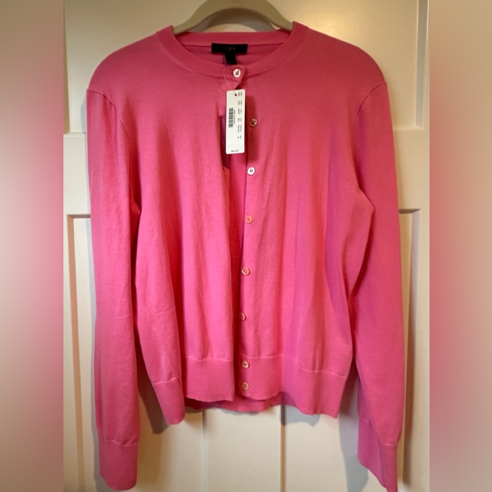 J.Crew cotton/nylon button down sweater.